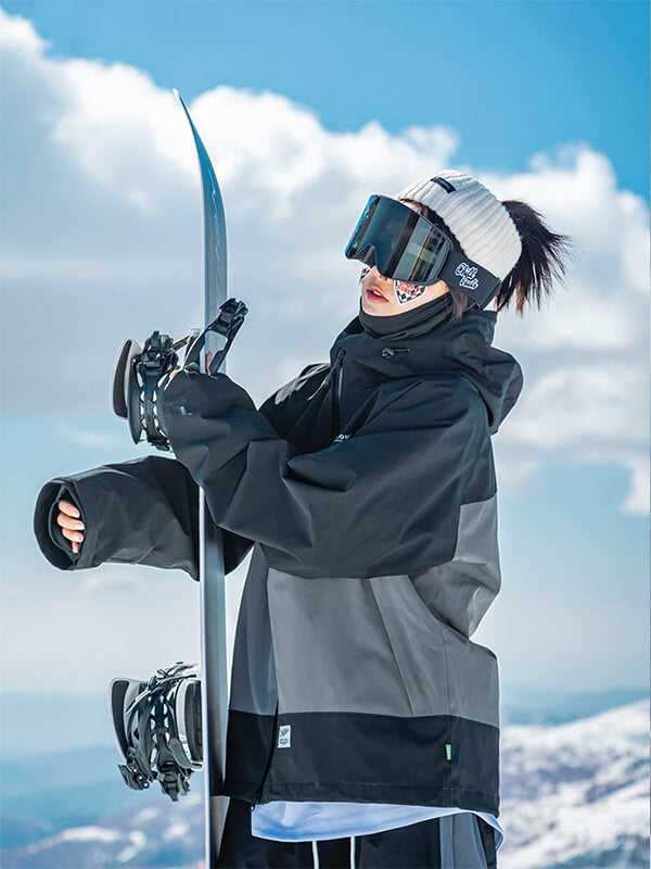 John Snow Mountain Addiction Snowboardjacke und -hose für Damen, Schneeanzug
