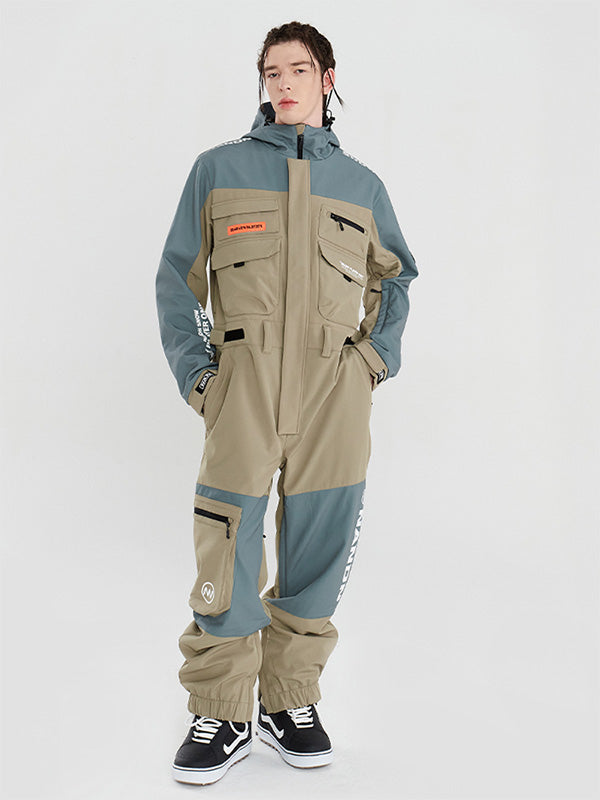 Damen-Schneeanzug Nandn Field Cargo Einteiler