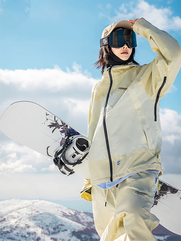 John Snow Mountain Addiction Snowboardjacke und -hose für Damen, Schneeanzug