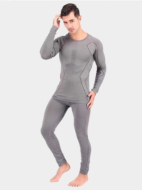 John Snow Winter Warmers Fleece-Thermo-Baselayer-Set für Herren