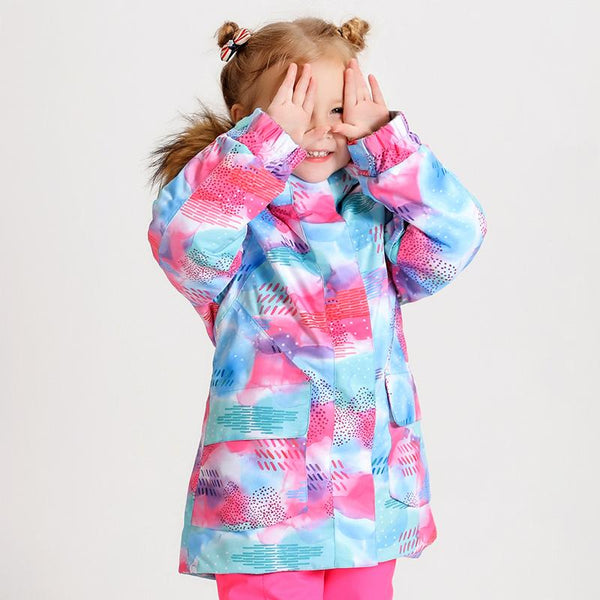 Kinder-Schneejacke von Gsou mit Wintervorhersage-Isolierung
