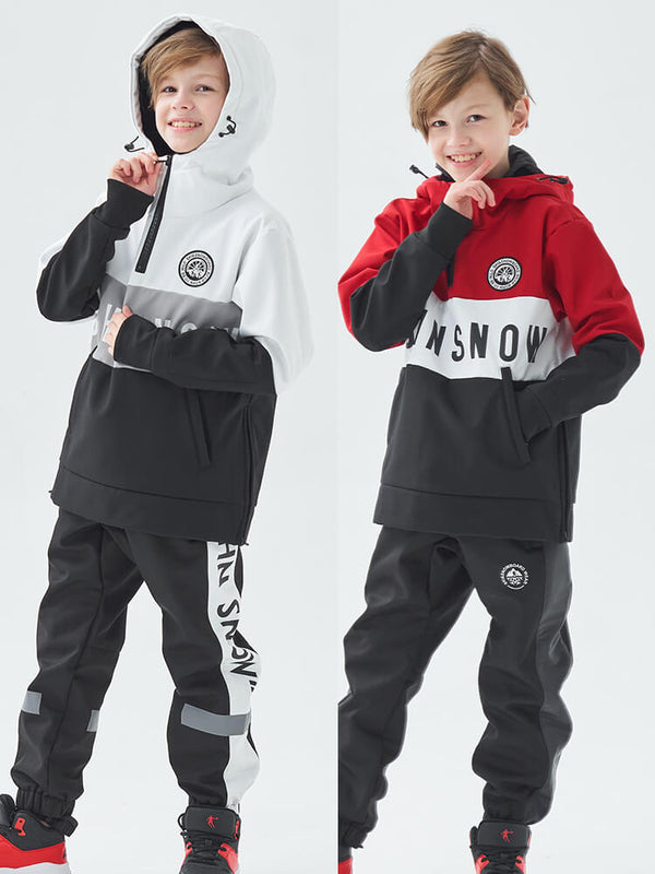 John Snow Mountain Addict Zweiteiler-Schneeanzüge für Kinder