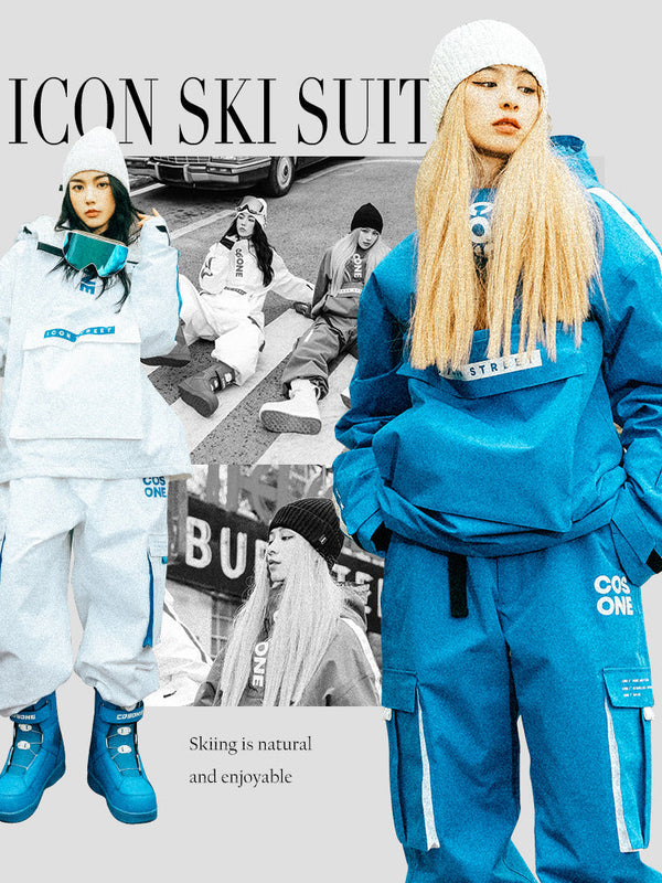 Cosone Urban Groove Hip Hop Street Fashion Snowboardanzüge für Damen