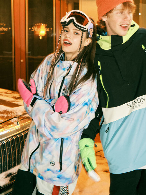 Nandn Candy Snow Oversize-Skijacke für Herren