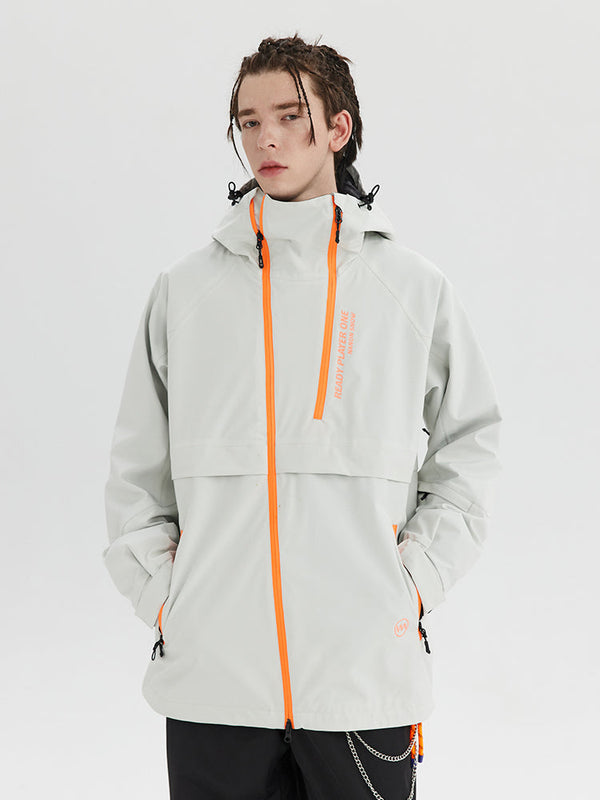 Nandn Candy Snow Oversize-Skijacke für Herren