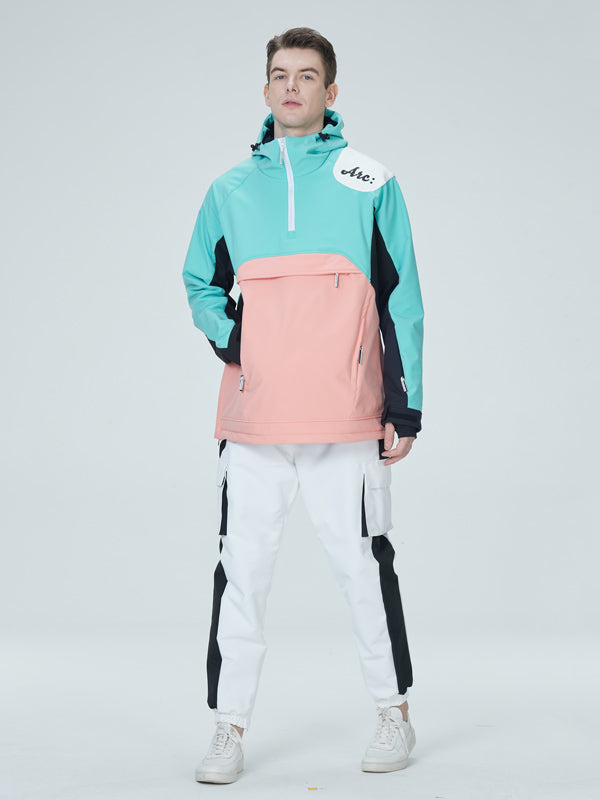 Arctic Queen Mountain Star Color Block Skianzüge für Herren