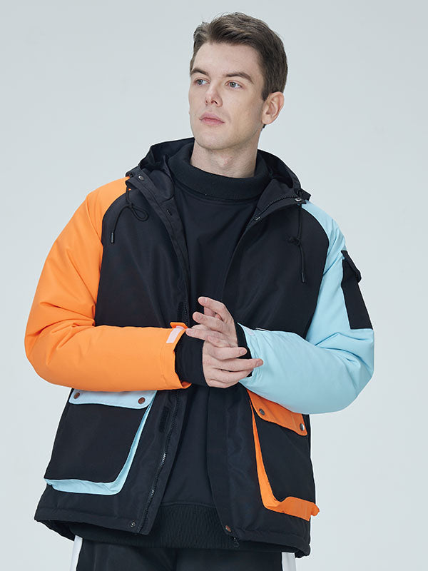 Arctic Queen Herren-Schneejacke „Divided Sky Colorblock“