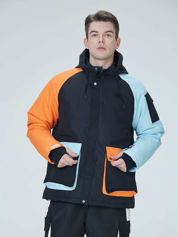 Arctic Queen Herren-Schneejacke „Divided Sky Colorblock“