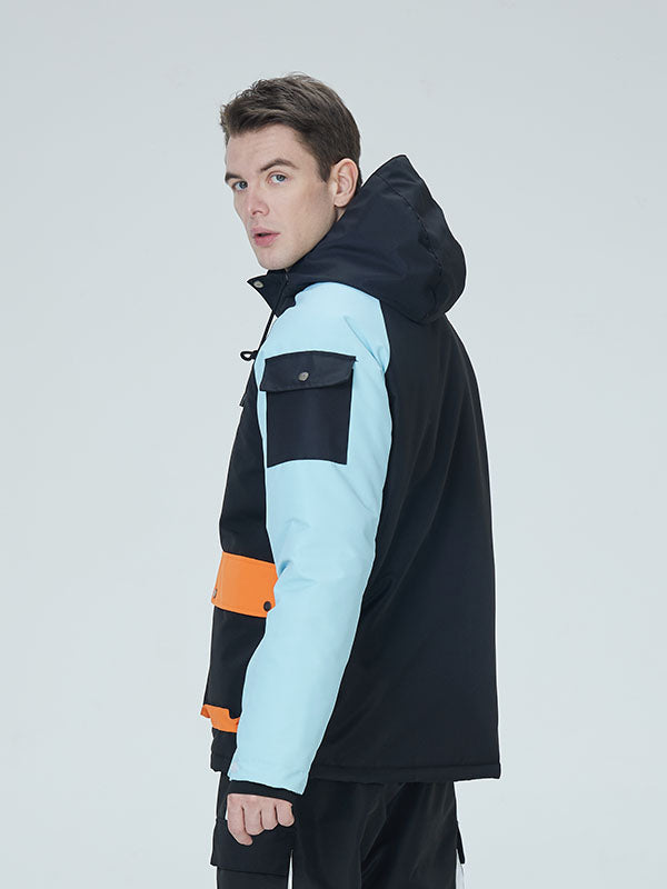 Arctic Queen Herren-Schneejacke „Divided Sky Colorblock“