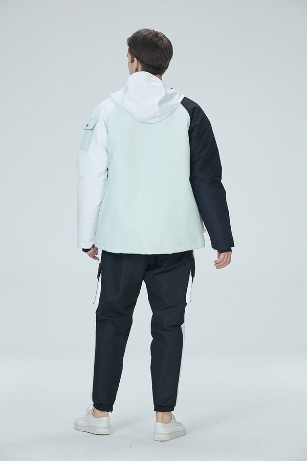 Arctic Queen Herren-Schneeanzüge mit Farbblockdesign (Divided Sky)