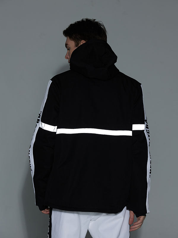 Arctic Queen Winter Guide Stripe reflektierende Schneejacke für Herren
