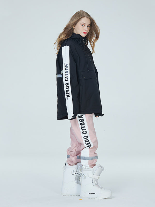 Arctic Queen Winter Guide Stripe reflektierende Schneeanzüge für Damen