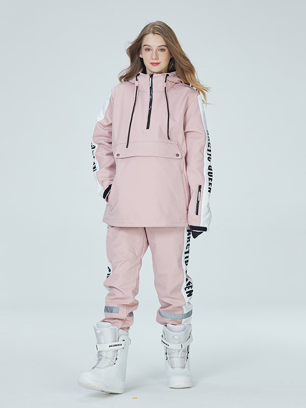 Arctic Queen Winter Guide Stripe reflektierende Schneeanzüge für Damen