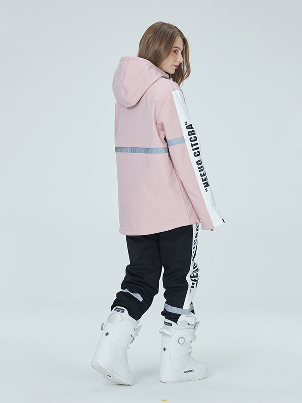 Arctic Queen Winter Guide Stripe reflektierende Schneeanzüge für Damen
