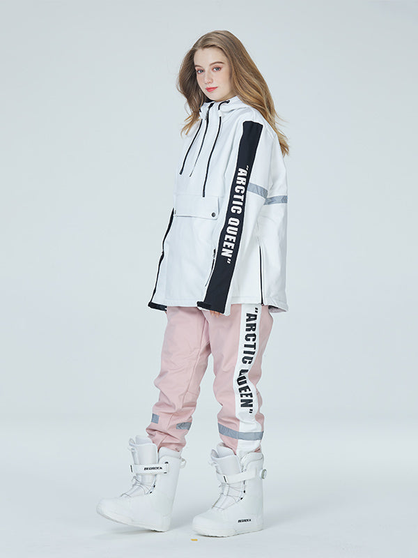 Arctic Queen Winter Guide Stripe reflektierende Schneeanzüge für Damen