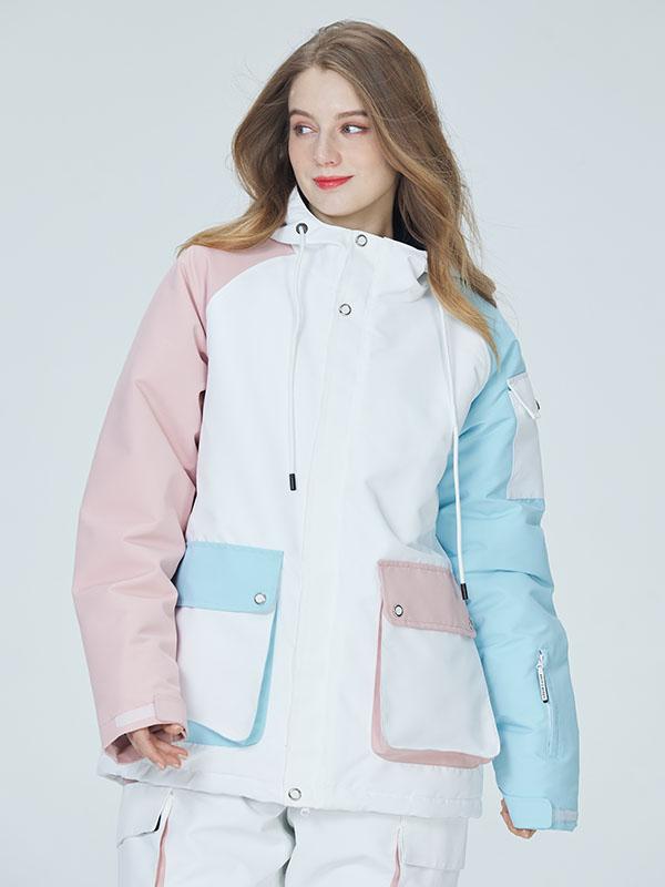 Arctic Queen Herren-Schneejacke „Divided Sky Colorblock“