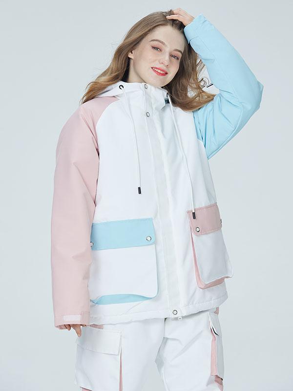 Arctic Queen Herren-Schneejacke „Divided Sky Colorblock“