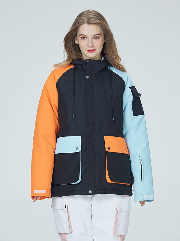 Arctic Queen Damen-Skijacke „Divided Sky Colorblock“