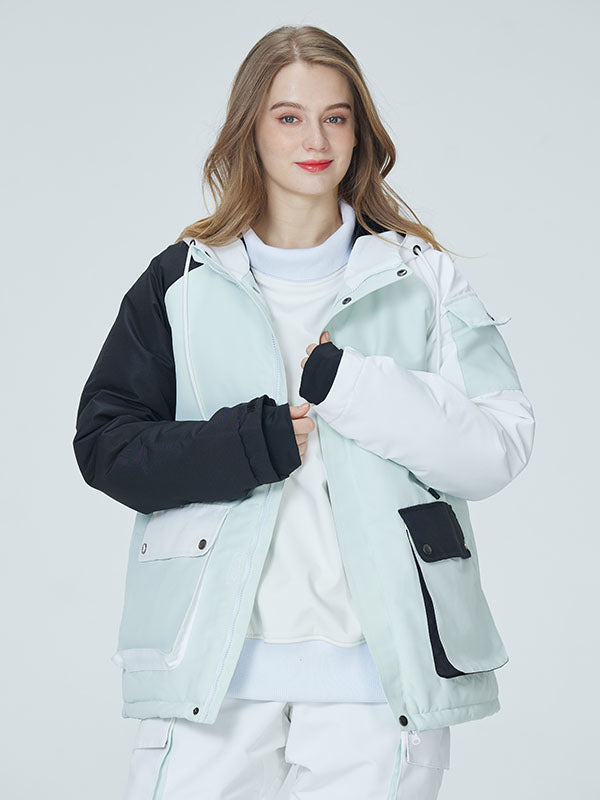 Arctic Queen Damen-Skijacke „Divided Sky Colorblock“