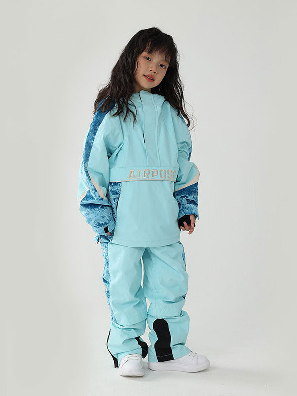 Air Pose Anorak-Schneejacke und -hose für Kinder mit Blumenmuster