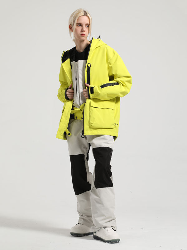 Gsou Snow Winter Ranger Cargo-Schneejacke & Latzhose für Damen (Set)