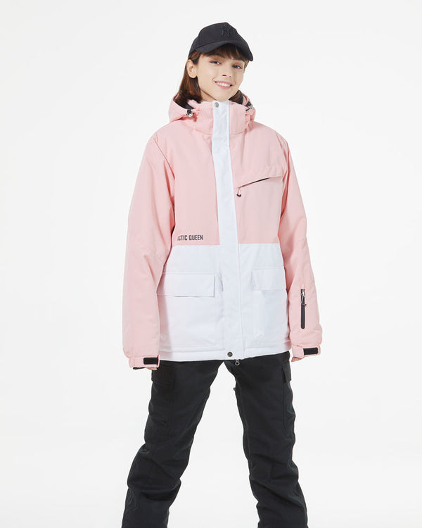 Arctic Queen Damen-Winterjacke, wasserdicht, für jedes Wetter geeignet, ideal zum Skifahren und Snowboarden