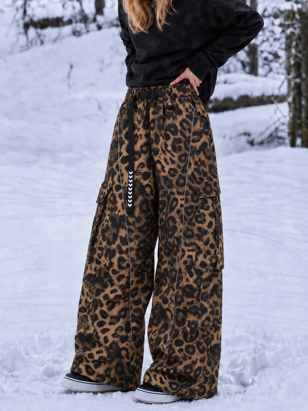 Wild Motion Damen-Snowboardhose mit reflektierenden Cargotaschen und extra weitem Schnitt