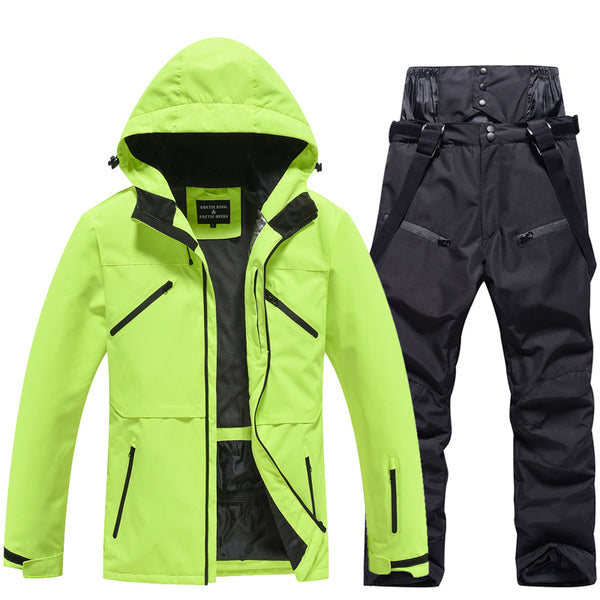 Herren-Skijacke und -hose mit Isolierung für Mountain Shredding