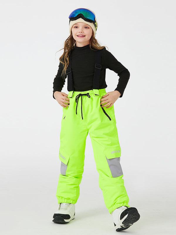 Unisex-Schneehose für Kinder und Bergliebhaber, wasserdicht, Ski-Latzhose