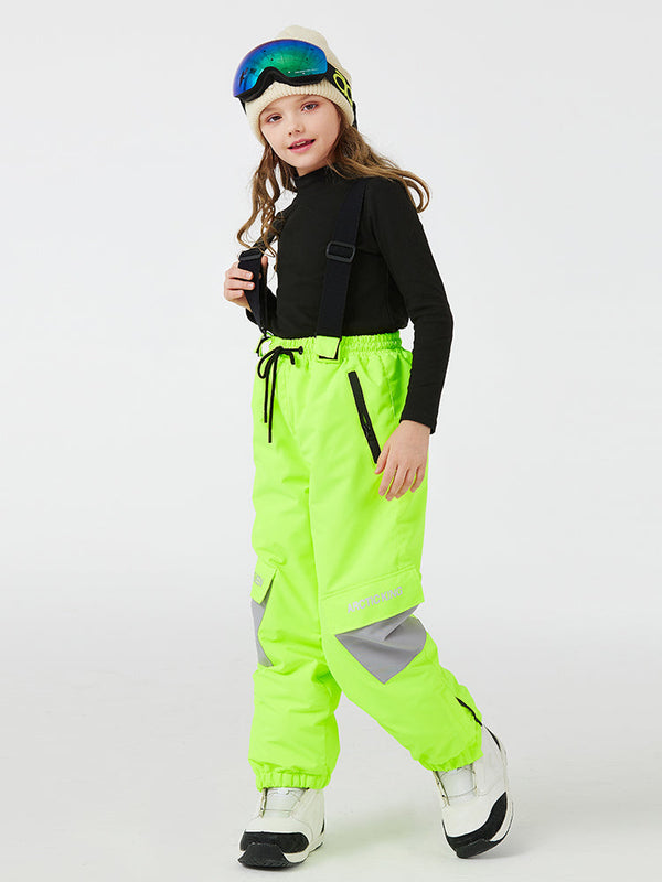 Unisex-Schneehose für Kinder und Bergliebhaber, wasserdicht, Ski-Latzhose