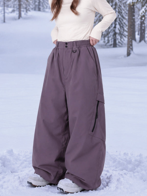 Damen Allzweck-Snowboardhose Urban Vibe Strapazierfähige Freestyle Baggy Hose