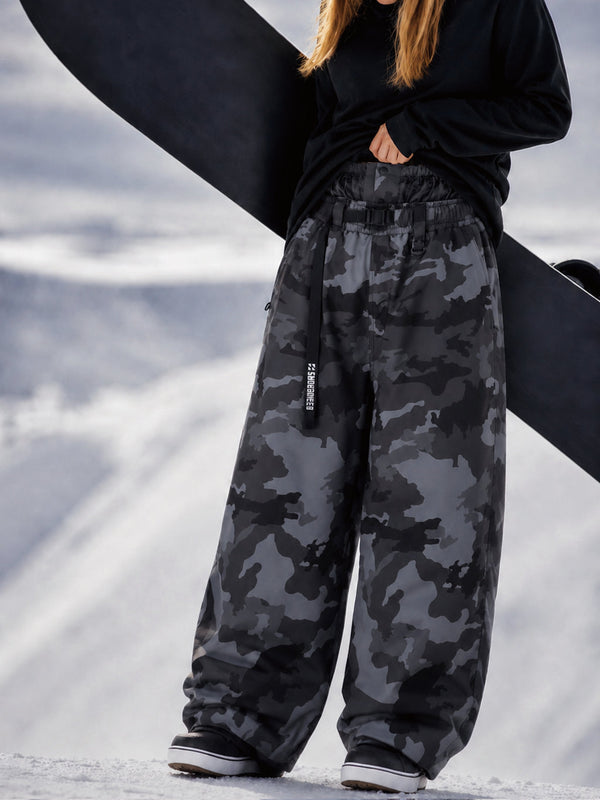 Hyper Beast Damen-Snowboardhose, strapazierfähig, vielseitig, Freestyle, Baggy-Design