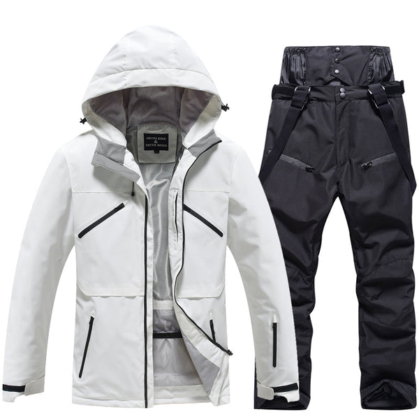 Herren-Skijacke und -hose mit Isolierung für Mountain Shredding