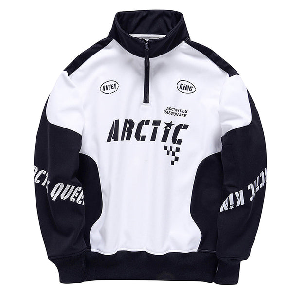 Arctic Queen Fleece-Pullover für Herren mit halbem Reißverschluss