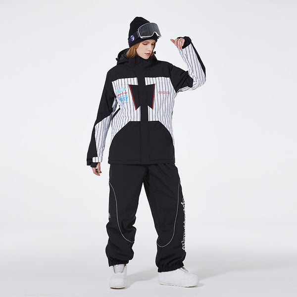 SpeedPanda Mountain Unisex Alpine Avalanche Flare Expedition Schneeanzug für Damen und Herren