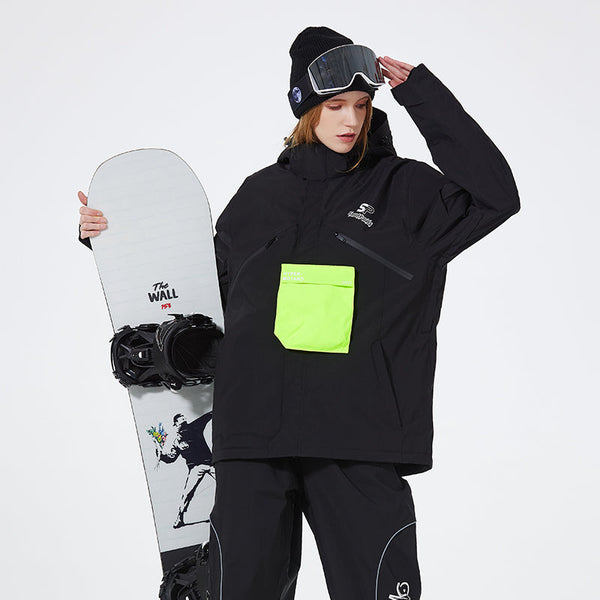 SpeedPanda Unisex Alpine SnowTech Mountain Explorer Schneejacke für Damen und Herren