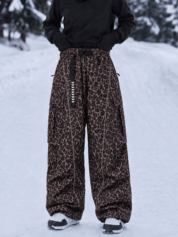 Wild Motion Damen-Snowboardhose mit reflektierenden Cargotaschen und extra weitem Schnitt