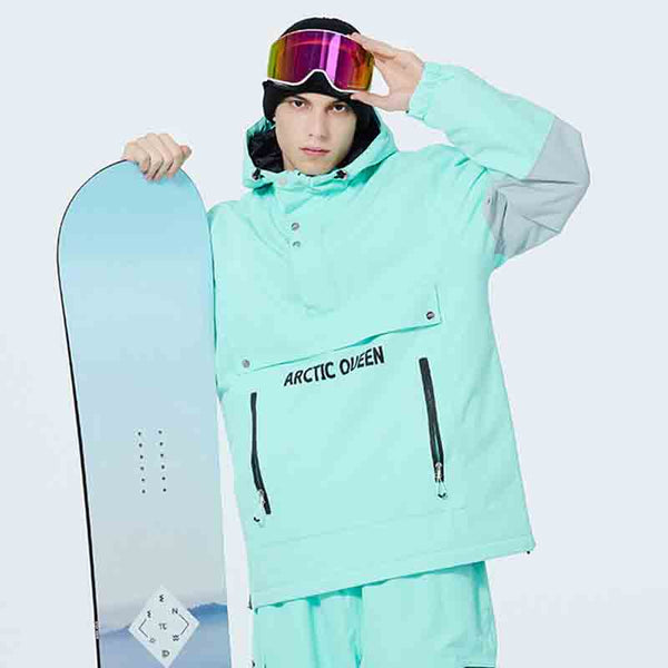 Herren Challenger Anorak-Schneejacke mit halbem Reißverschluss