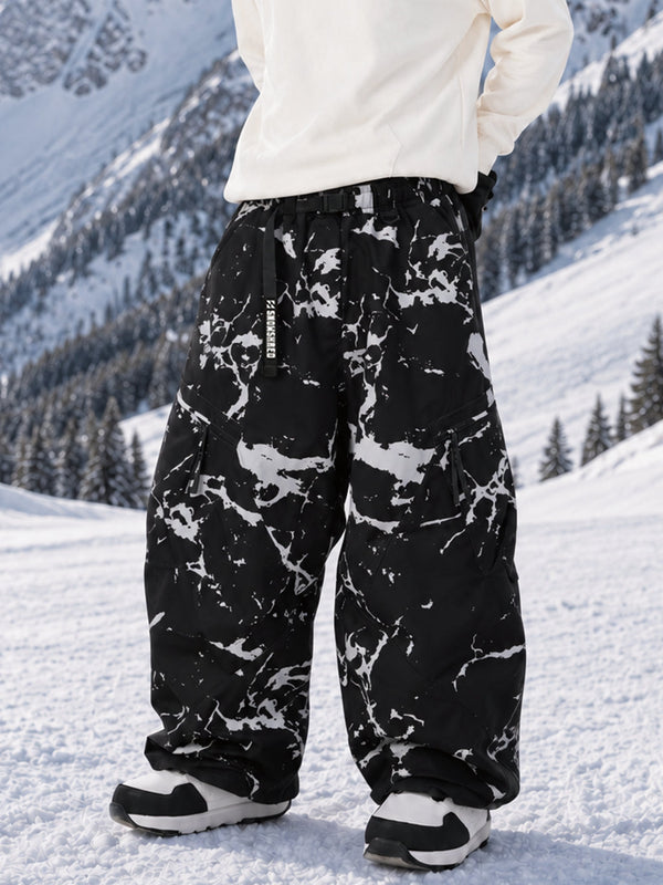 Pantalon de snowboard cargo oversize TerrainFlex Freestyle pour homme – Édition Crew