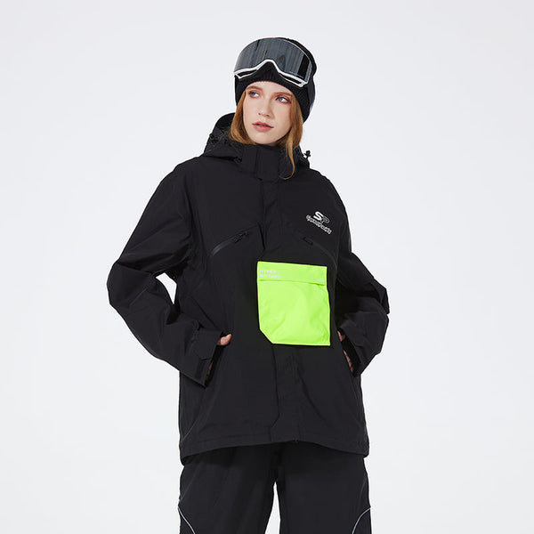 SpeedPanda Unisex Alpine SnowTech Mountain Explorer Schneejacke für Damen und Herren