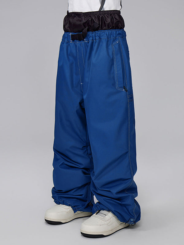 Damen Mountain Freerider Freestyle Snowboard Denim Jeans Baggy Snow Pants