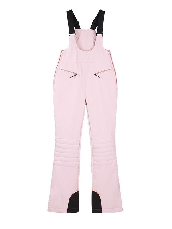 Gsou Snow Elegante Stretch-Skihose mit ausgestelltem Bein für Damen
