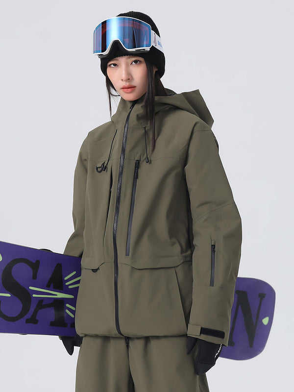 Women's Searipe Unisex All-Weather Mountain Rider Backcountry Utility Snow Jacket