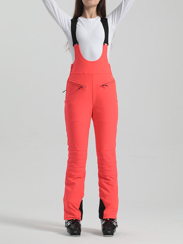 Gsou Snow Elegante Stretch-Skihose mit ausgestelltem Bein für Damen