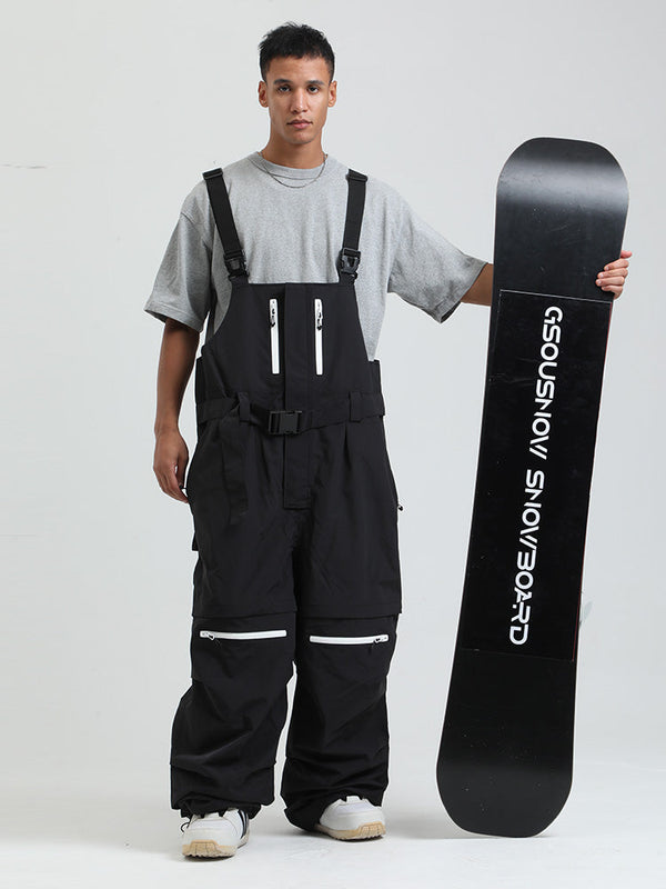 Men's Gsou Snow Mountain Chill Freestyle Baggy Snowboard Bibs