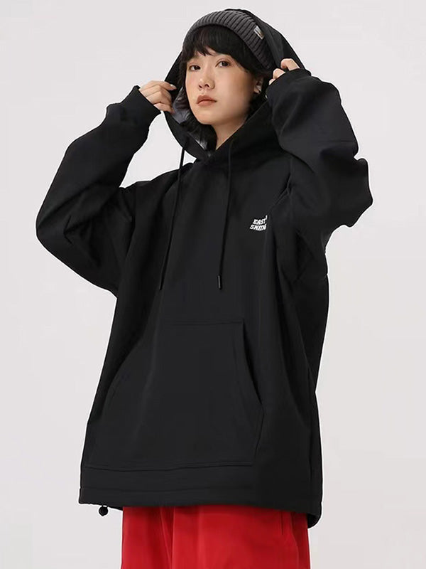 Damen-Ski-Berg-Kuschelpullover mit Schneekapuze von East Skiing