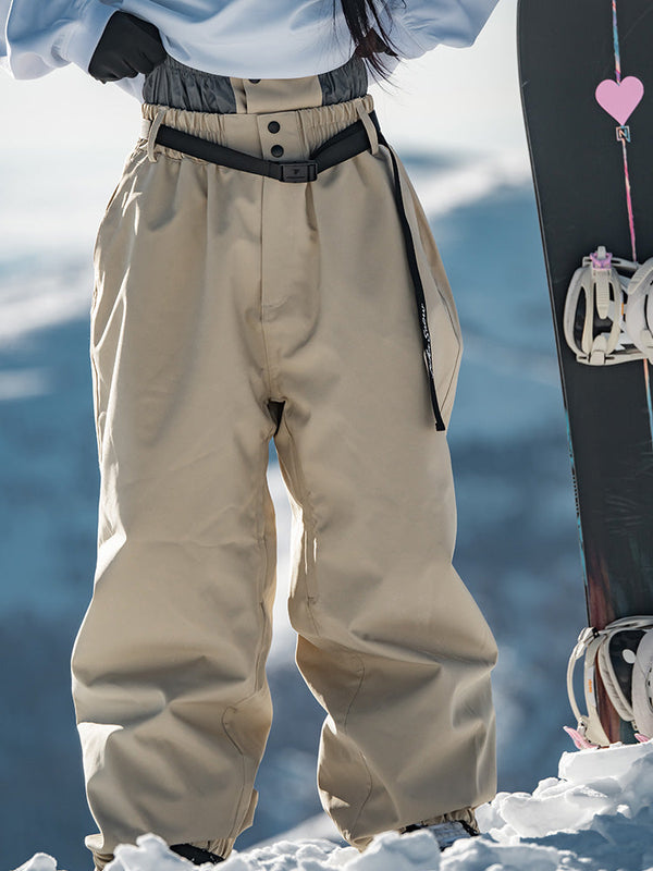 John Snow CityGlide Allwetter-Snowboardhose für Damen, Baggy Cargo,