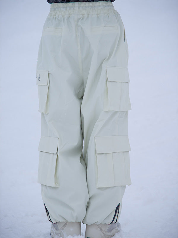 Women's Rabbit Snow Freestyle Cargo Baggy Snowboard Pants
