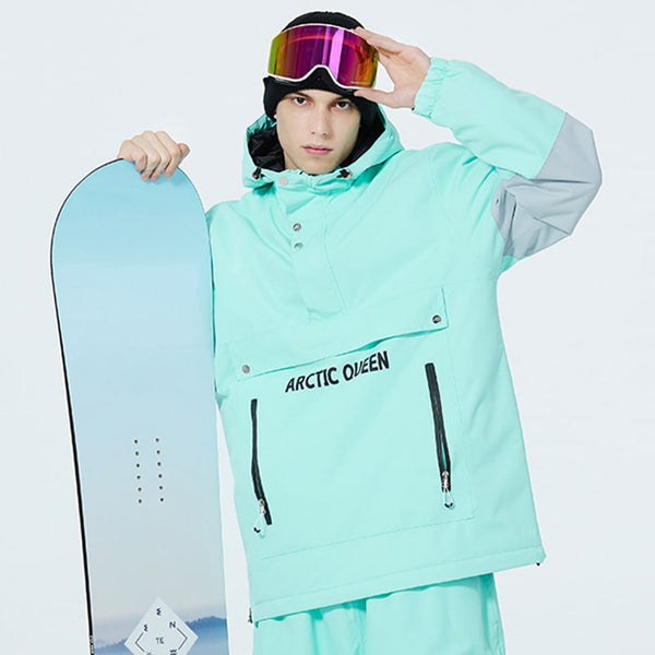 SnowCrest FrostTrek Anorakjacke für Damen mit halbem Reißverschluss