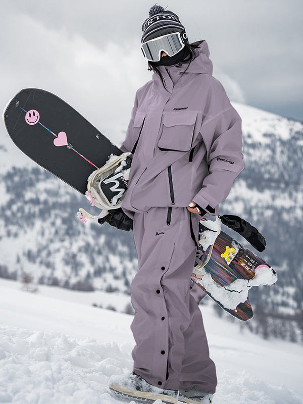 John Snow Damen-Skianzug im Urban Edge Streetwear-Stil, lässig geschnitten